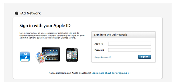 Apple login