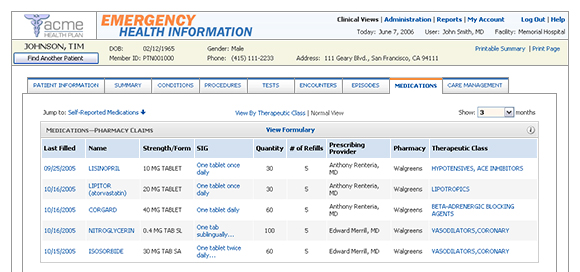 McKesson wireframe