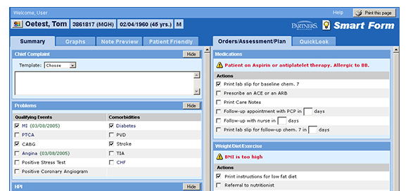 Partners Smart Form application